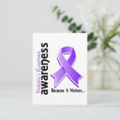 Hodgkin-Lymphom-Bewusstsein 5 Postkarte (Stehend Vorderseite)