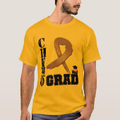 Hodgkin-Lymphom Chemo Grad T-Shirt (Vorderseite)