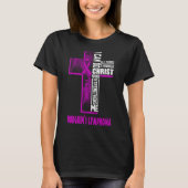 Hodgkin-Lymphom-Krieger kann alles tun, was Christ T-Shirt (Vorderseite)