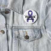 Hodgkin Lymphoma Ribbon White Button (Beispiel)