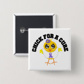 Hodgkins-Krankheit Button (Vorne & Hinten)