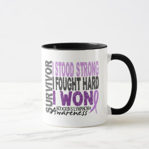 Hodgkins Lymphom-alias Morbus Hodgkin-Überlebende Tasse