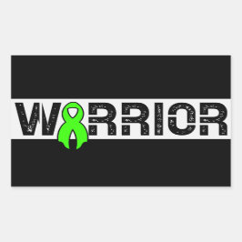 Hodgkins Lymphom Warrior Cancer Awareness Support Rechteckiger Aufkleber