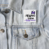 Hodgkins Lymphoma Awareness Butterfly Button (Beispiel)