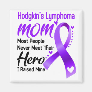 Hodgkin's Lymphoma Awareness Month Ribbon Geschenk Magnet