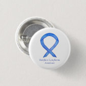 Hodgkins Lymphoma Awareness Ribbon Custom HL Butto Button (Vorne & Hinten)