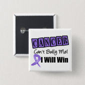 Hodgkins Lymphoma Cant Bulle Ich werde gewinnen Button (Vorne & Hinten)