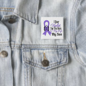 Hodgkins Lymphoma Ribbon My Held My Son Button (Beispiel)
