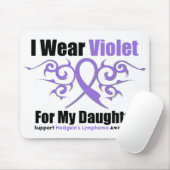 Hodgkins Lymphoma Tribbon für meine Tochter Mousepad (Mit Mouse)