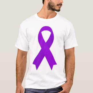 Hodgkin's Lymphoma Violet Awareness Ribbon TShirt