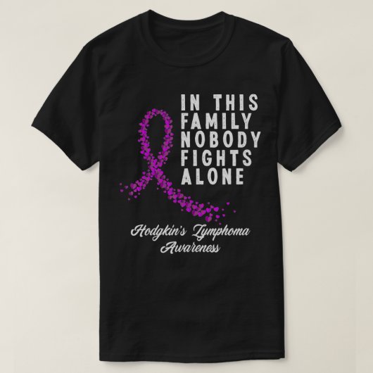 Hodgkin's Lymphoma Warrior Hodgkin Lymphoma Awaren T-Shirt (Design vorne)