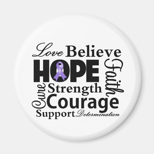 Hodgkins Lymphooma Klebof Hope Magnet (Vorne)