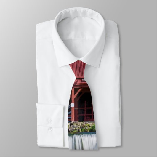 Hodgson Water Mill Landschaft Neck Tie Krawatte (Gebunden)