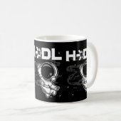 HODL Astronaut Quant QNT Crypto Coin HODL Kaffeetasse (VorderseiteRechts)