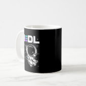 HODL Astronaut Solana SOL Crypto Coin HODL Kaffeetasse (Vorderseite Links)