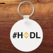 #HODL Binance (BNB)-Schlüsselanhänger Schlüsselanhänger (Vorderseite)