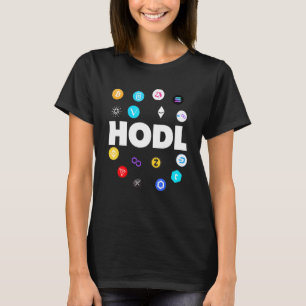 Hodl Bitcoin Ethereum Cardano Xrp Kryptowährung B T-Shirt