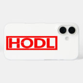 Hodl Briefmarke Case-Mate iPhone Hülle (Rückseite (Horizontal))