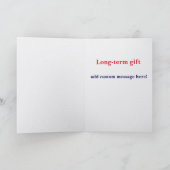 HODL Das Geschenk Krypto-Weihnachtskarte Bitcoin H Dankeskarte (Innenseite)