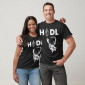 HODL Ethereum Astronaut Krypto-Design T-Shirt (Unisex)