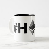 #HODL Ethereum Tasse (Vorderseite Links)
