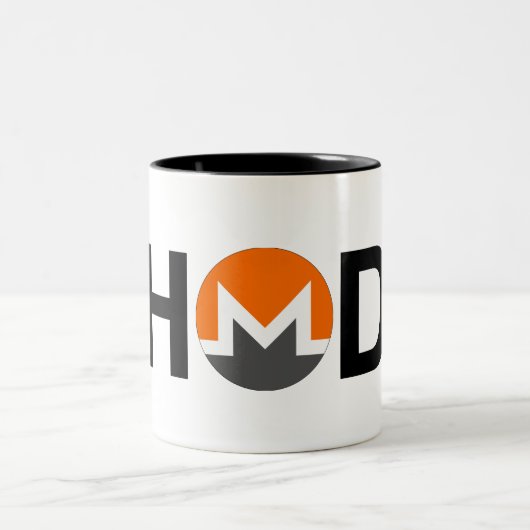 #HODL Monero Zwei-Ton Tasse (Mittel)