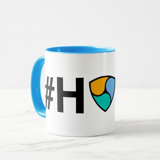 HODL NEM/XEM Tasse (Vorderseite Links)