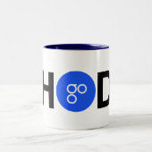 #HODL OmiseGO Zwei-Ton Tasse (Mittel)