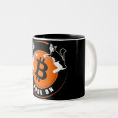 Hodl On Mug Zweifarbige Tasse (VorderseiteRechts)
