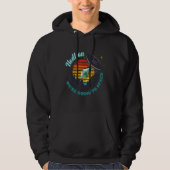 Hodl On We're Going To Space Ethereum Crypto Retro Hoodie (Vorderseite)