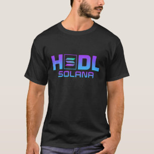 HODL Solana Coin Krypto Token Kryptowährung Walle T-Shirt