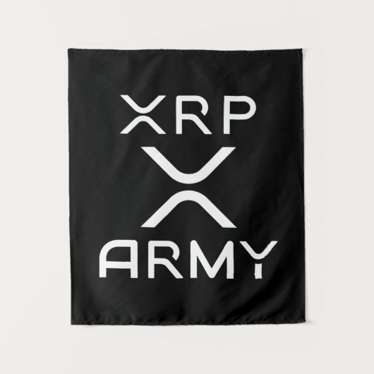 Hodl XRP - XRP Kryptowährung - XRP-Armee Wandteppich (Vorderseite)