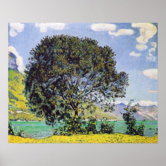 Hodler - Baum bei Brienzersee 1906 Poster (Vorne)