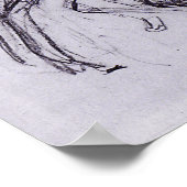 Hodler - Cavalryman Striding a Horse 1908 Poster (Ecke)