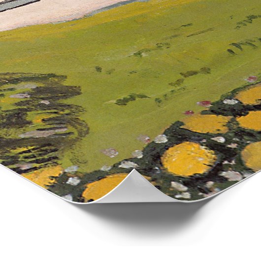 Hodler - Der Sensenmann Poster (Ecke)