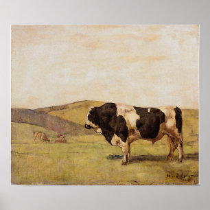 Hodler - Der Stier 1878 Poster