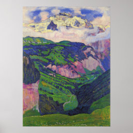 Hodler - Die Jungfrau des Isenfluh 1902 Poster