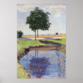 Hodler - Die Kastanienbäume 1889 Poster (Vorne)