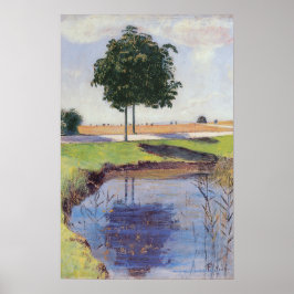 Hodler - Die Kastanienbäume 1889 Poster