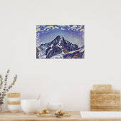 Hodler - Die Mönche mit Wolken 1911 Poster (Küche)