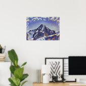 Hodler - Die Mönche mit Wolken 1911 Poster (Heimbüro)