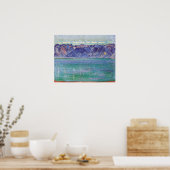 Hodler - Genfersee, Aussicht auf den Savoyberg 190 Poster (Küche)