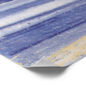 Hodler - Genfersee mit Mont Blanc am Morgen L... Poster (Ecke)