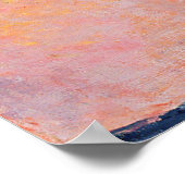 Hodler - Genfersee, Mont Blanc, Morgenlicht 1... Poster (Ecke)