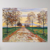 Hodler - Herbst Abend 1892 Poster (Vorne)