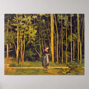 Hodler - Kante des Waldes 1885 Poster