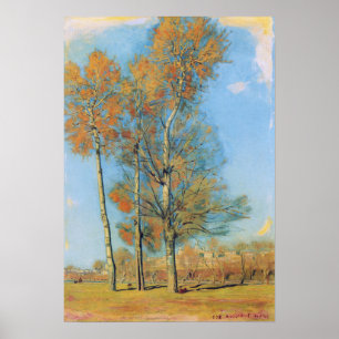 Hodler - Landschaft in der Nähe von Madrid 1878 Poster