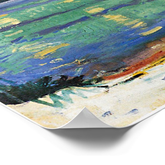 Hodler - Landschaftlicher Rhythmus 1908 Poster (Ecke)