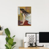 Hodler - Mädchen im Fenster 1890 Poster (Heimbüro)