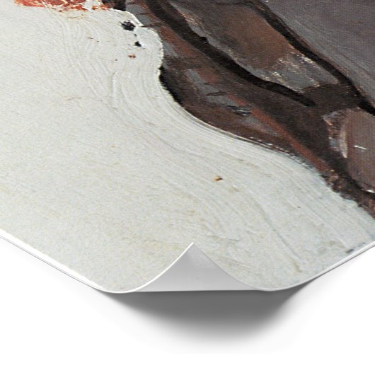 Hodler - Portrait von James Vibert 1915 Poster (Ecke)